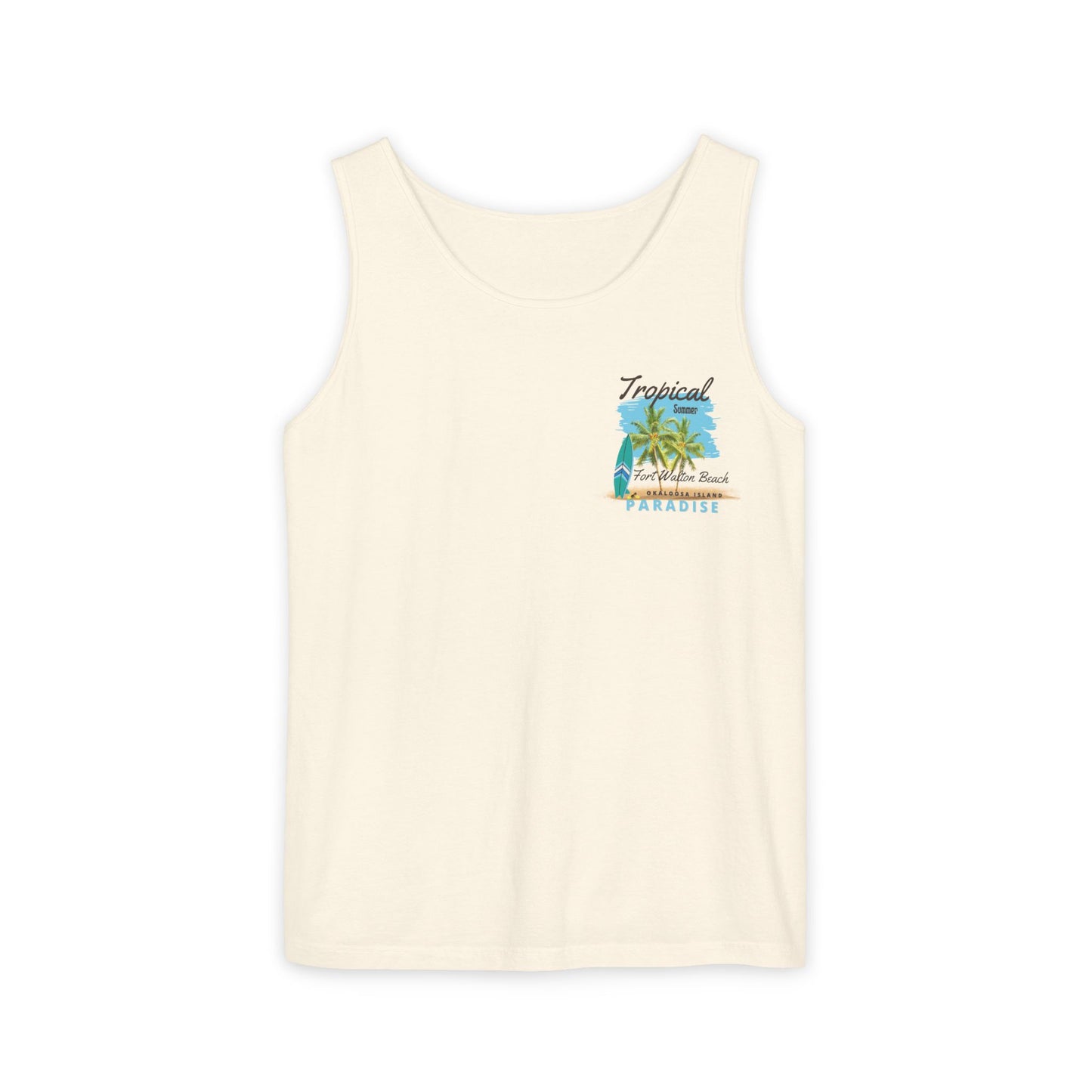 Tropical Paradise Tank Top(Print on Front/Back)