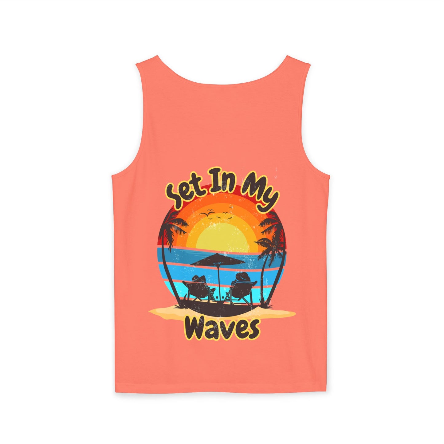 "Set In My Waves" Tropical Paradise Tank Top