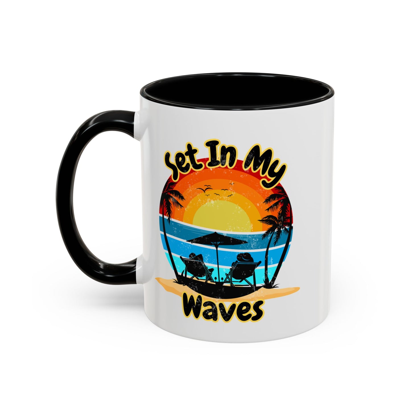 "Set In My Waves" Accent Coffee Mug (11, 15oz)