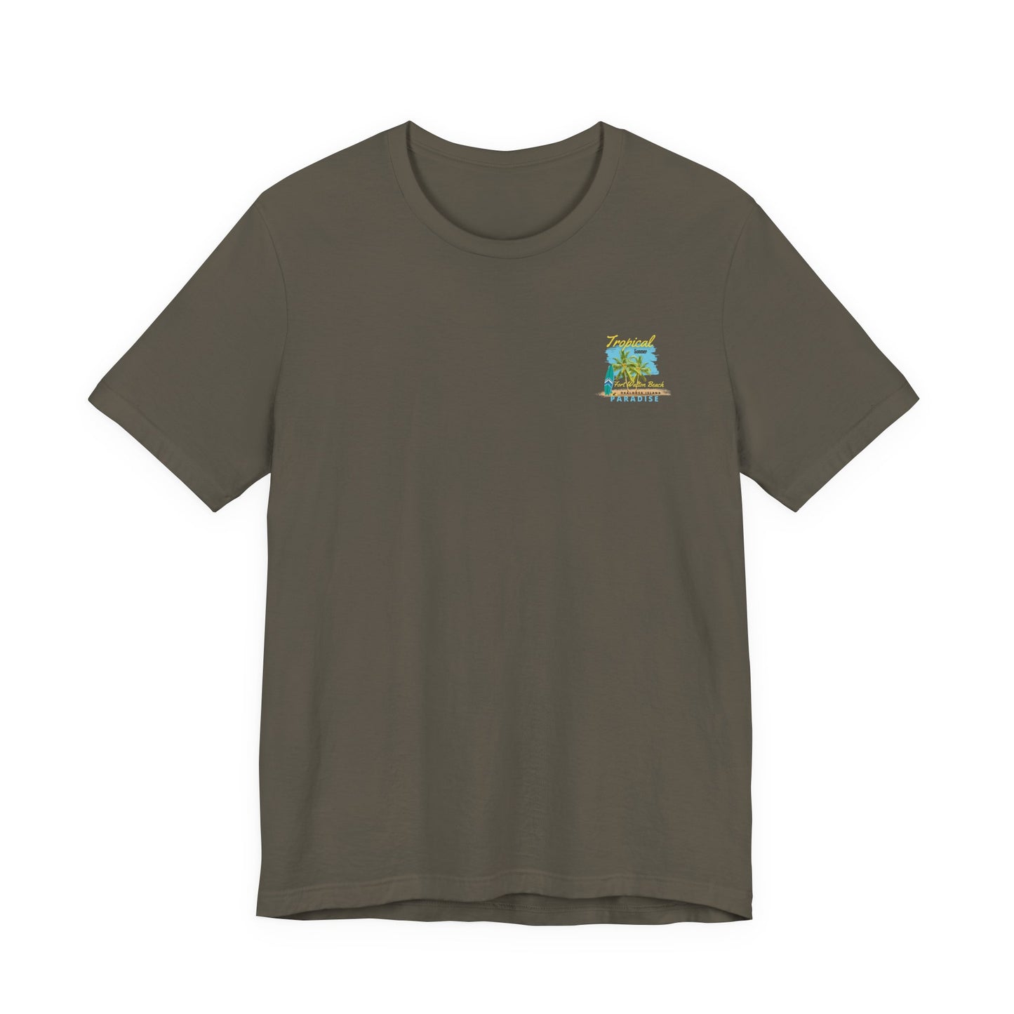 Tropical Paradise Fort Walton Beach/Destin T-Shirt(Dark Colors)