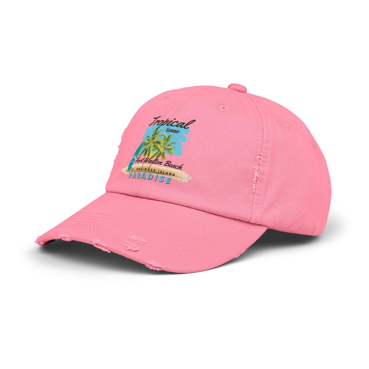 Tropical Distressed Cap