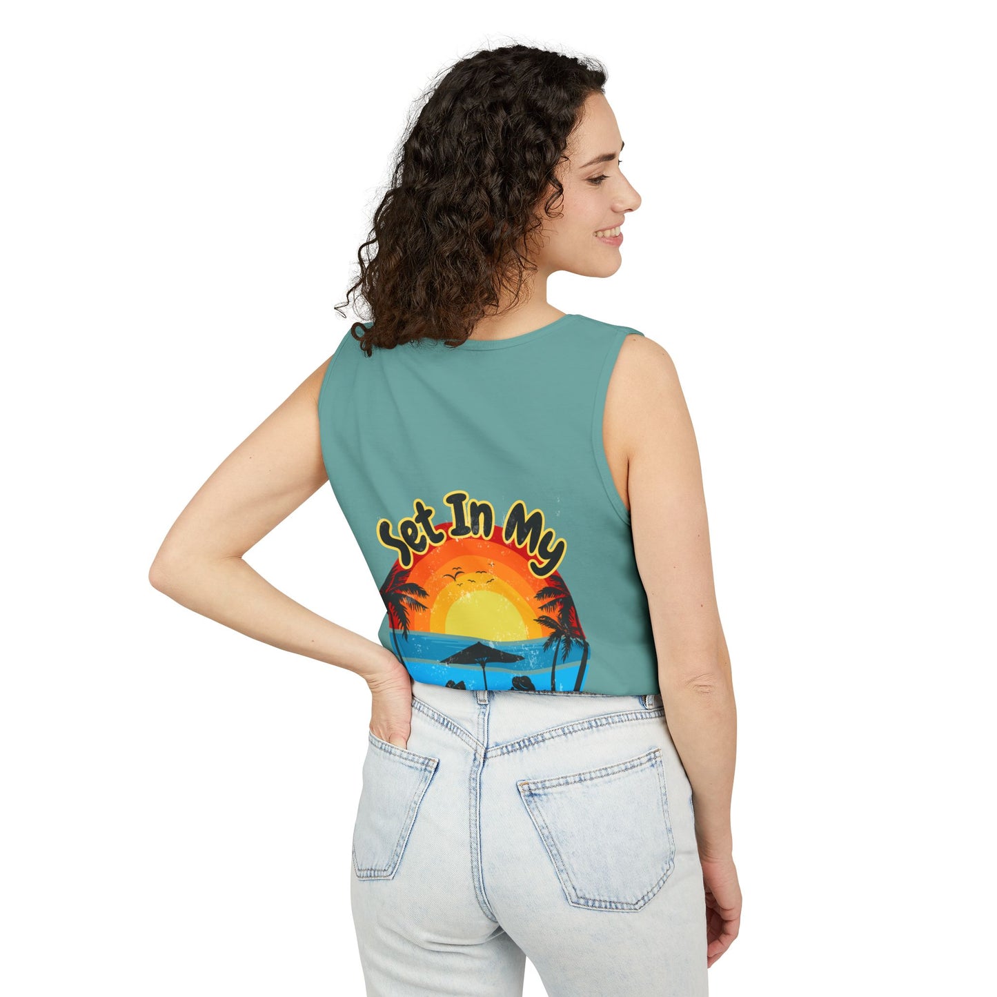 "Set In My Waves" Tropical Paradise Tank Top