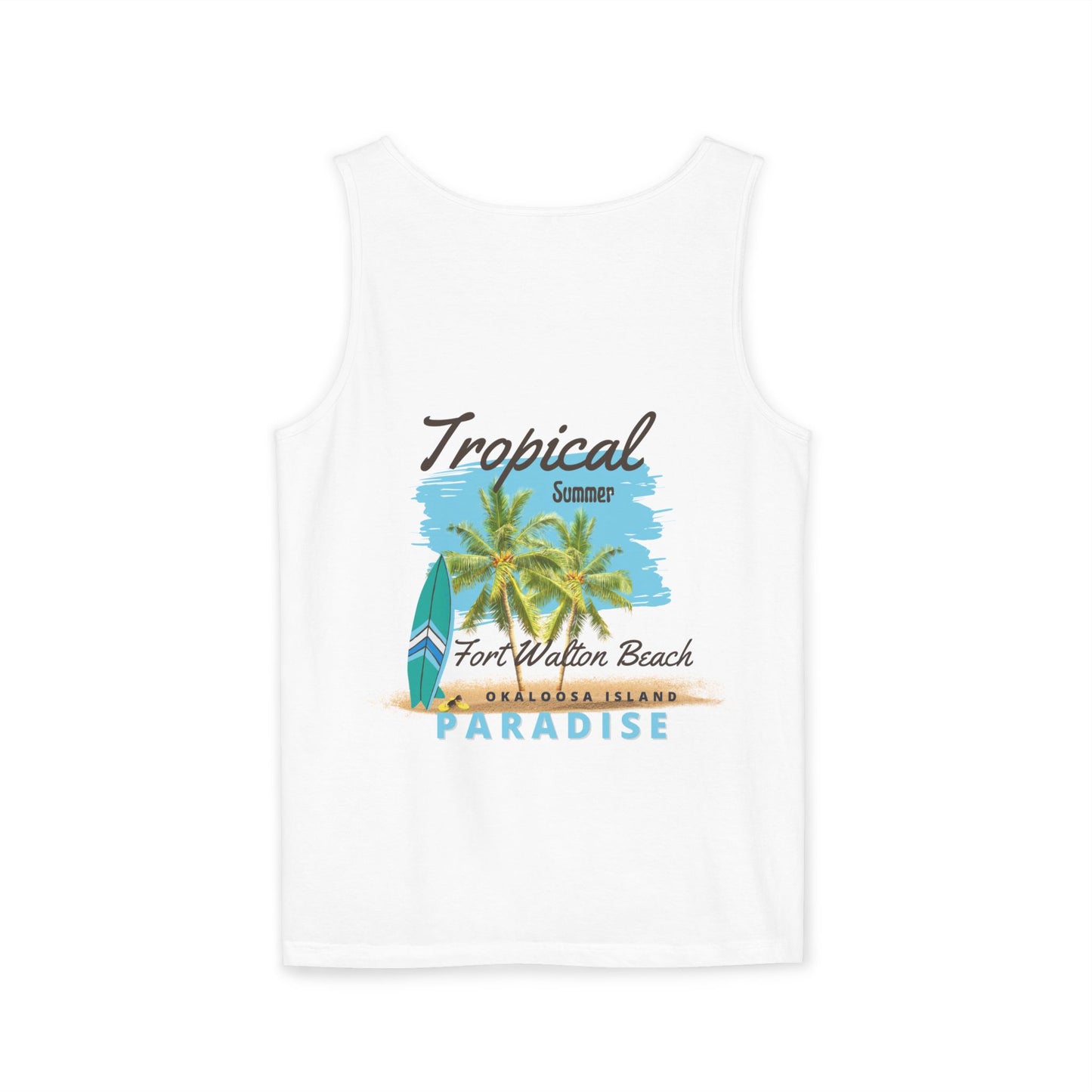Tropical Paradise Tank Top(Print on Front/Back)