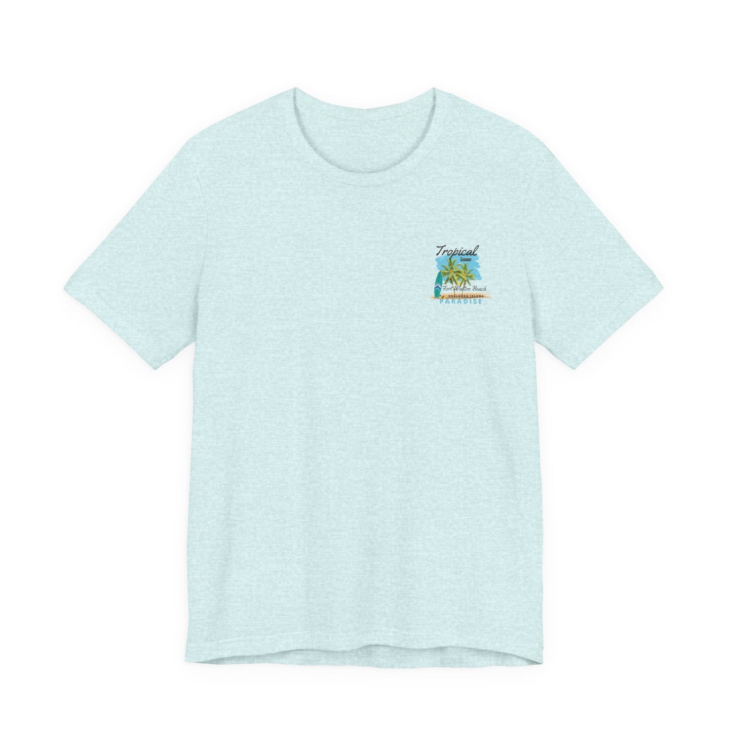 Tropical Paradise Tee: Summer Beach Vibes(Light)