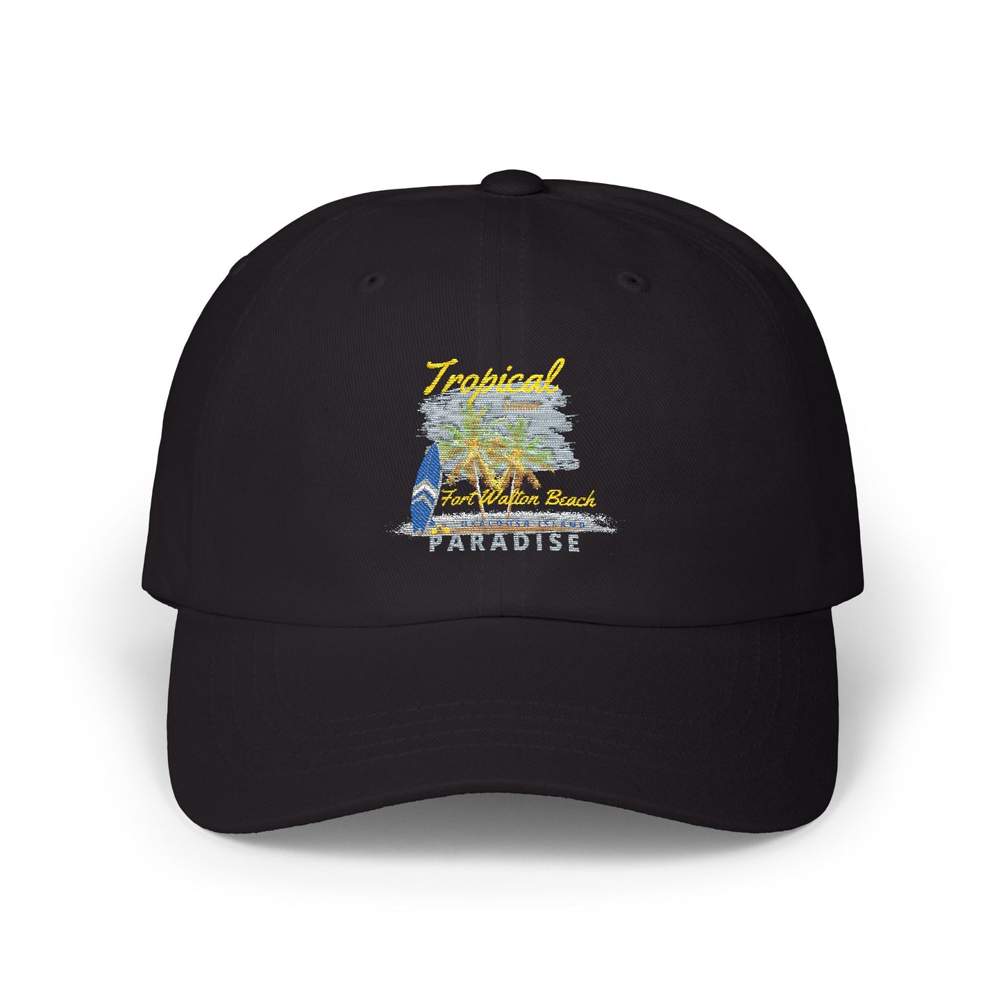 Tropical Dad Cap and Camo Embroidered