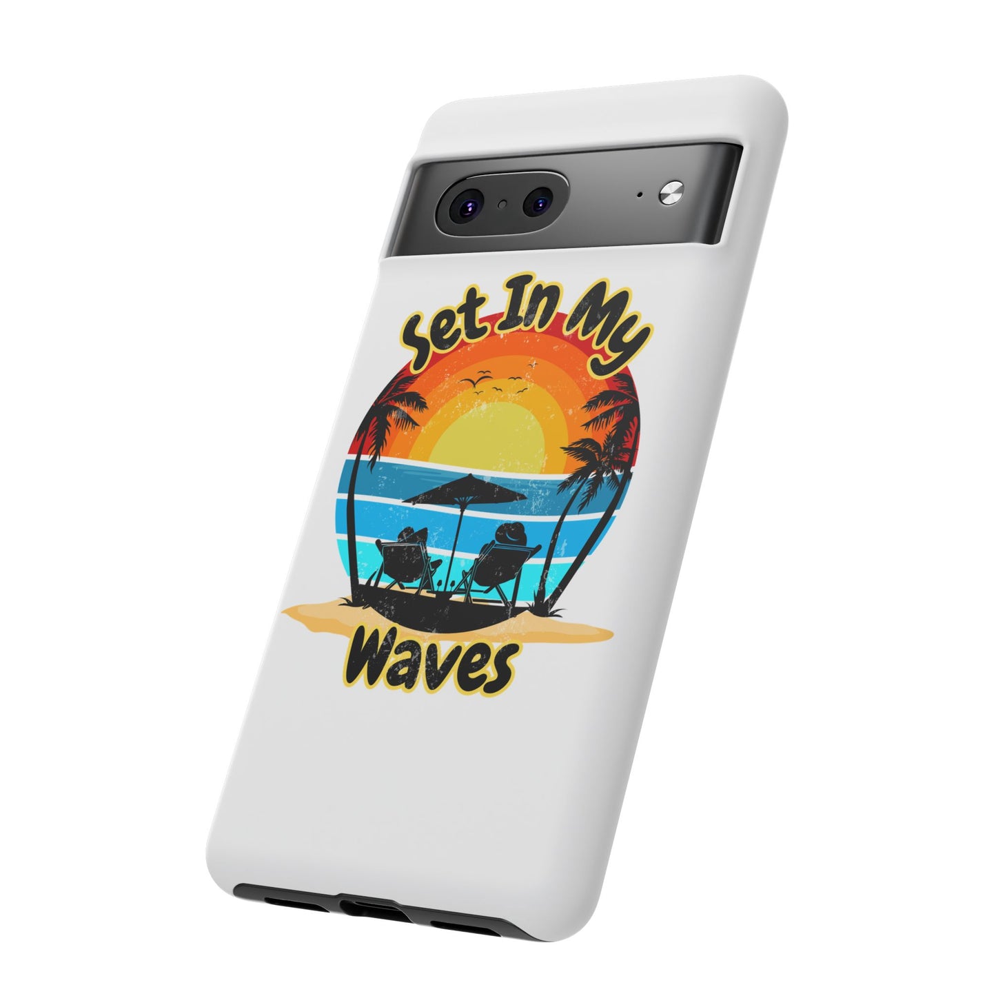"Set In My Waves" Tropical Surf Beach Paradise Phone Case