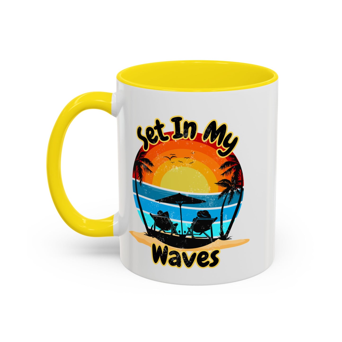"Set In My Waves" Accent Coffee Mug (11, 15oz)