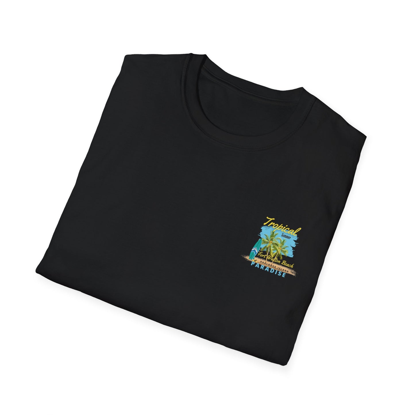 Tropical Summer T-Shirt, Paradise Tee, Beach Vacation Shirt, Casual Wear, Gift for Beach Lovers