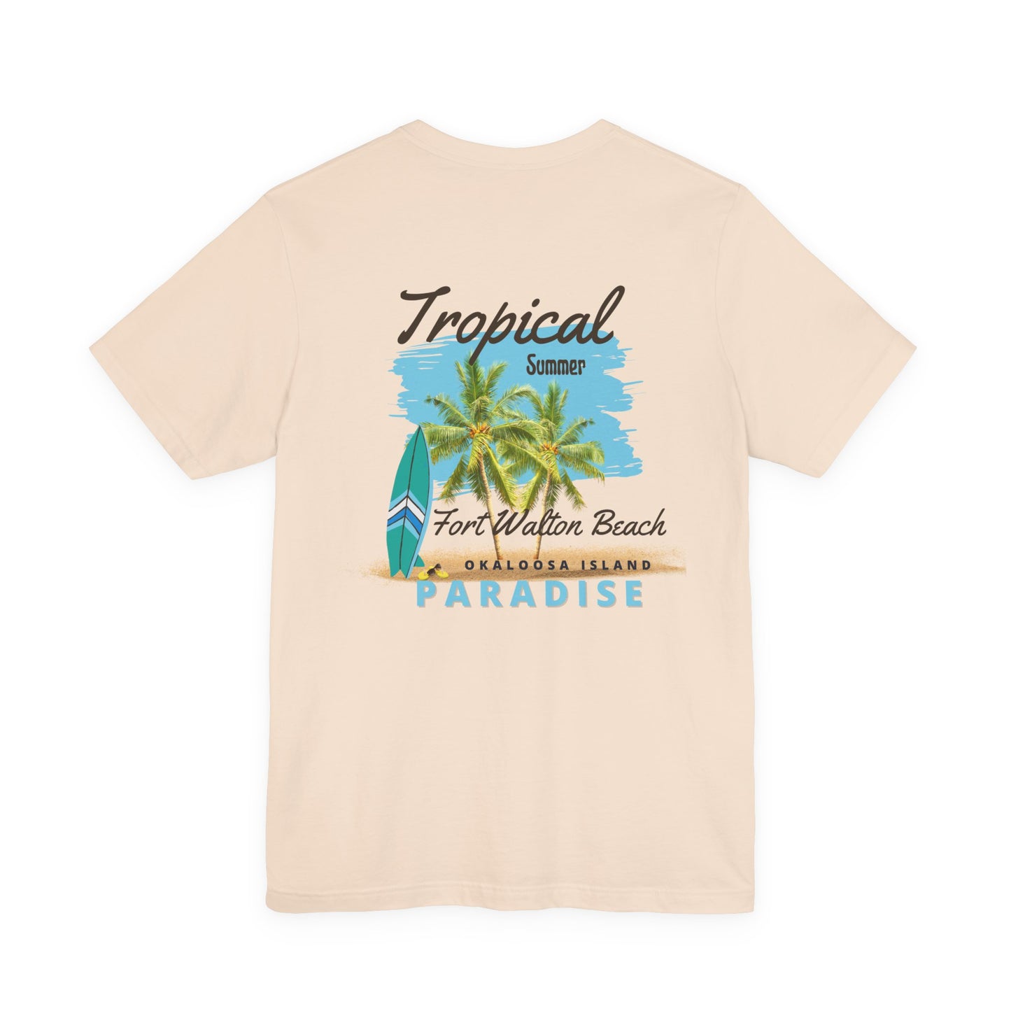 Tropical Paradise Fort Walton Beach/Destin T-Shirt(Light Colors)
