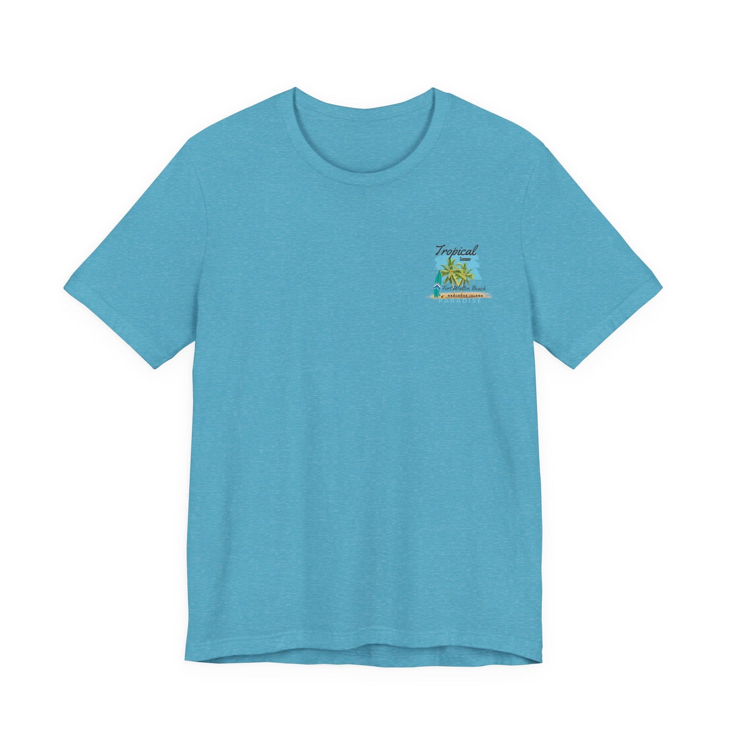 Tropical Paradise Tee: Summer Beach Vibes(Light)