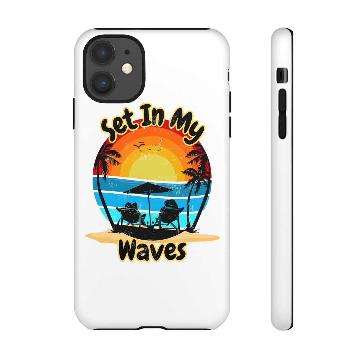 "Set In My Waves" Tropical Surf Beach Paradise Phone Case